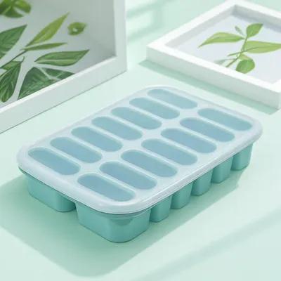 1Pcs Silicone Ice Cube Tray Heat Resistant Sausage Mold Baking Mould Easy Use Kitchen Ice Cube Tray Sausage Mold