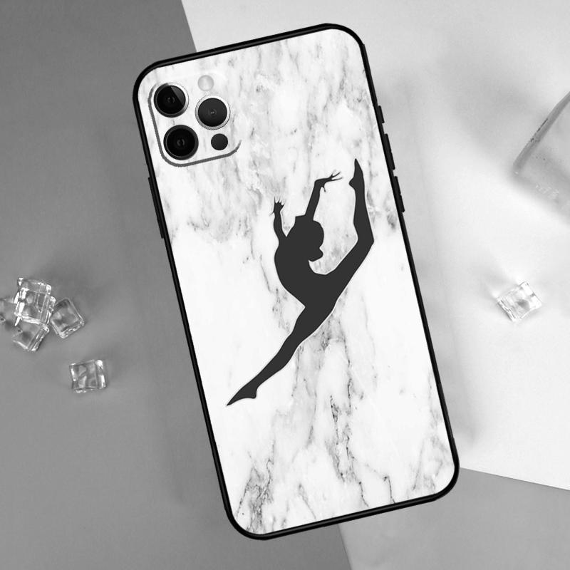 Love Gymnastics Phone Case For iPhone 16 15 11 12 13 14 Pro Max Mini X XS Max XR Plus SE2 Full Protection Cover