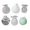 4/5/6/8/9/10/12/14Pcs/Set 3D Flower Vase Fridge Magnet Home Office Kitchen Locker Refrigerator Mini Ceramic Vase Magnetic Decoration Ornament