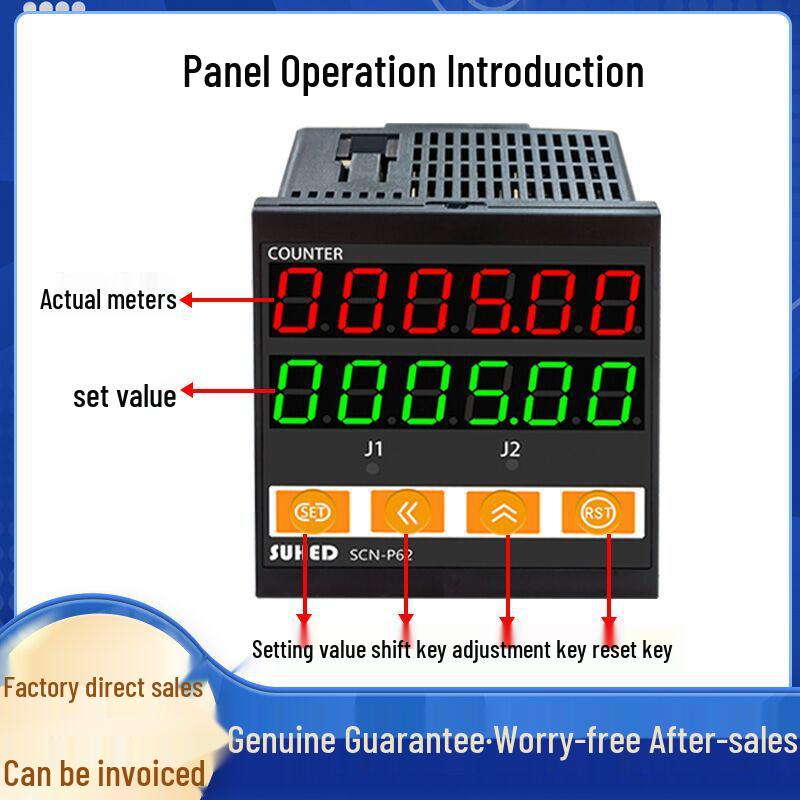 Intelligent Digital Display High-Precision Roller Encoder Edge Banding Machine Odometer Counter (Fully Automatic)