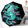 1pc Auto-Open Close Umbrella with Convenient Foldable Design, 8-Bone Iron Frame, Outdoor, Perfect Gift for Fans, Travelers, Daily Use, Festive Pr