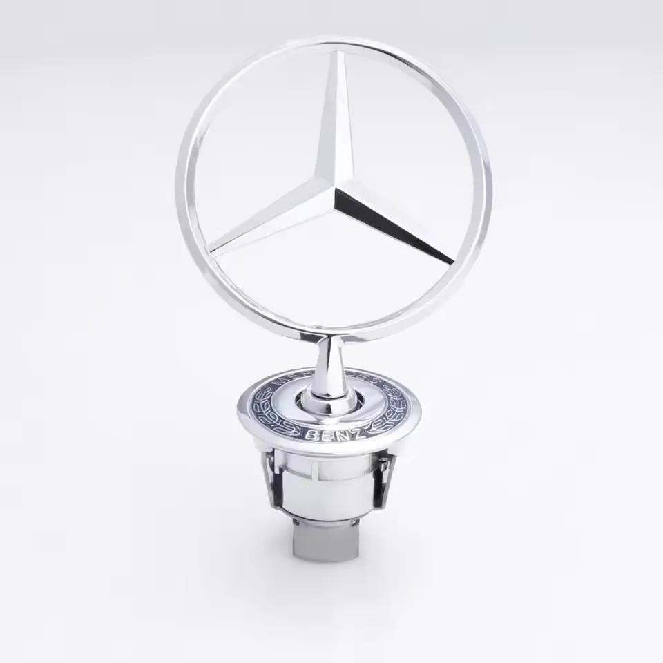 UTES2 Metal Star Bonnet Hood Logo Emblem Badge AMG Maybach For Mercedes Benz W204 W205 W203 W211 W212 W213 C180 C200 E200 E260L S A1