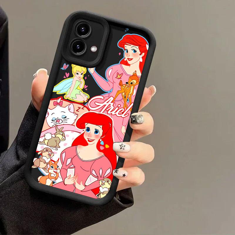 Princess Mermaid Case for Motorola Moto Edge 70 60 Fusion 50 Pro 40 Neo G06 G56 G86 G85 G84 G75 G56 G53 G52 G30 G14 Cover