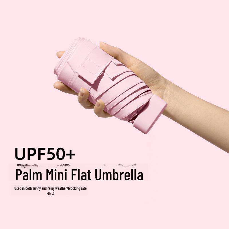 60% Off Women's UV Protection & Portable Sunshade Umbrella - Compact, Mini Size for Sunny & Rainy Days