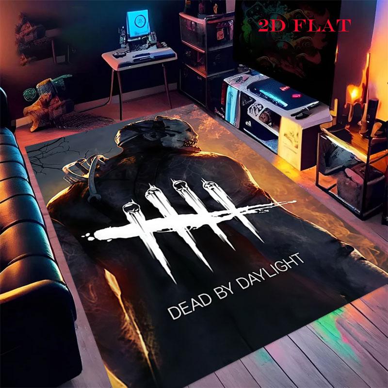 Tappeto Dead by Daylight per Soggiorno Camera da Letto Casa Decorazione Divano, Tappetino Antiscivolo per Giochi Bambini