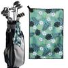 Ręcznik golfowy magnetyczny z silnym magnesem, waflowy, z mikrofibry, do torby golfowej, ręcznik golfowy z nadrukiem, środek czyszczący do piłek golfowych