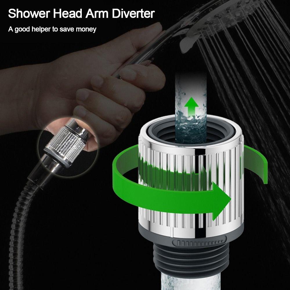 ABS Sprayer Shut-Off Switch Water Stop Valve Flow Regulator Shut-Off Valve Shower Head Arm Diverter