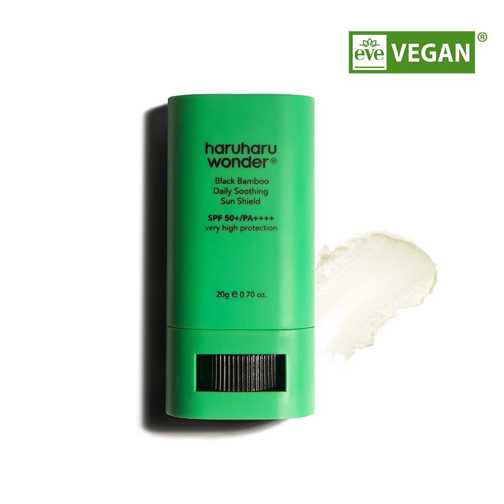 Haruharu WONDER Black Bamboo Daily Soothing Sun Shield SPF50+ UV Protection Hydrating 20g
