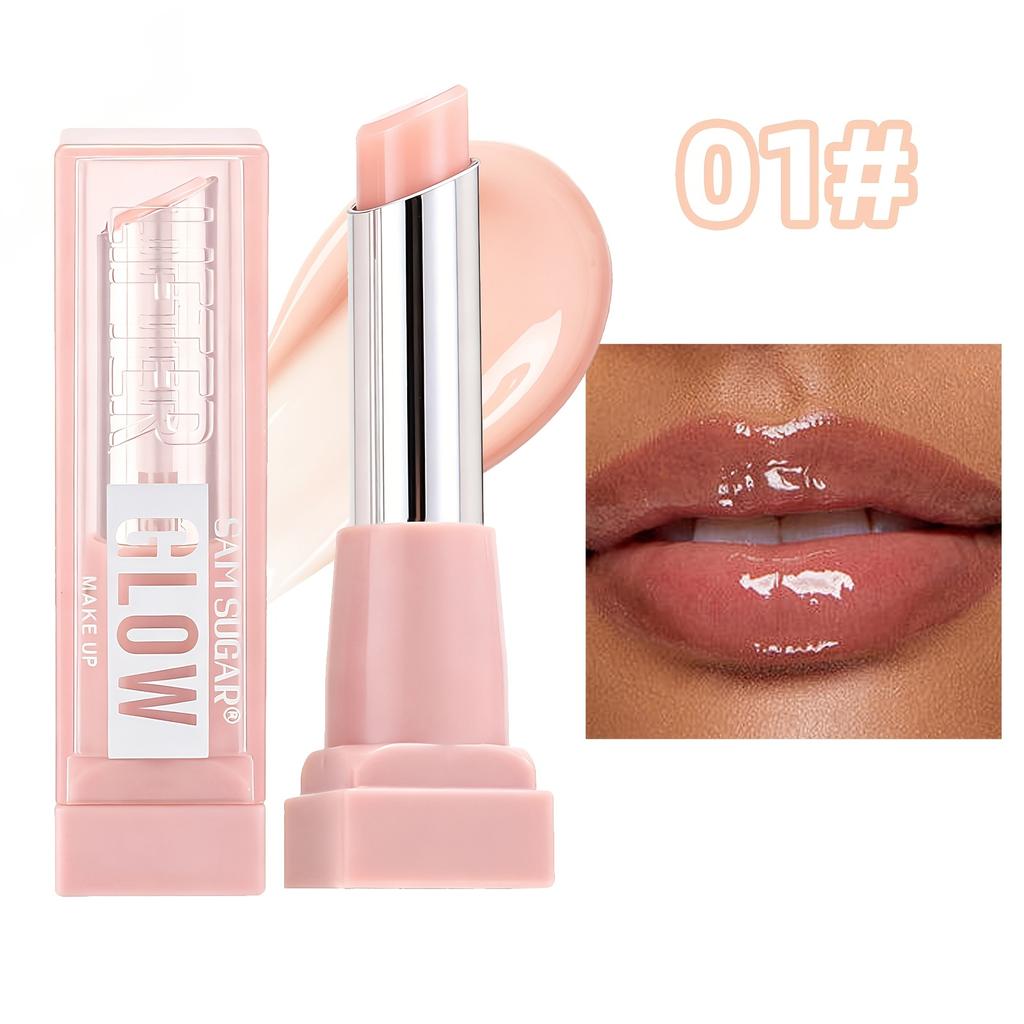 Moisturizing Lipstick, Long Lasting High Gloss, High Formula, Suitable for All Skin Types