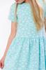 Stylish Sun-Dress (Girls) for Special Occasions, Soft Colors, Summer, 6118-043 HC