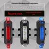 USB Rechargeable Bicycle Taillight for Night Riding - Outdoor Cycling Safety Light
