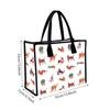 Cute Dog Pattern Tote Bag Fashion Casual Large Capacity Handbag for Daily Use