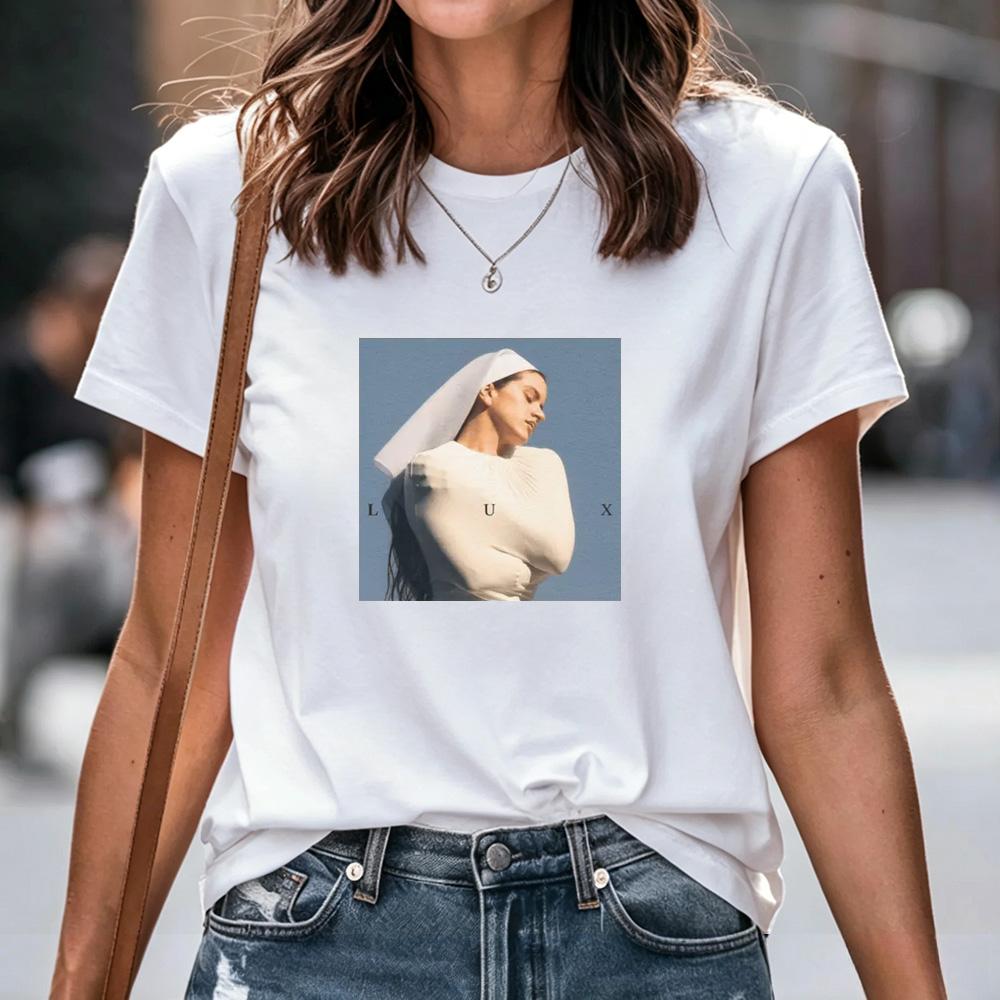 Rosalia Lux Premium Unisex Cotton Graphic T Shirt Loose Fit Comfort Daily Street Leisure Wear F