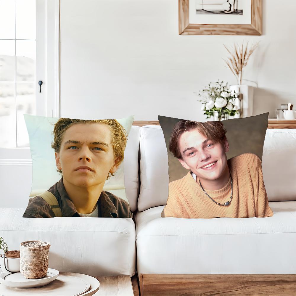 Actor L-Leonardo Dicaprio Pillow Case Suitable For Bedrooms Living Rooms Cars Home Decoration
