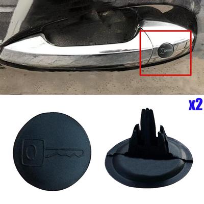 2 Stück Türgriff Heckklappe Kofferraum Schlüsselloch Schlüssellochkappe Stecker für Mercedes-Benz E-Klasse Coupe C207 2009 2010 - 2017 staubdicht
