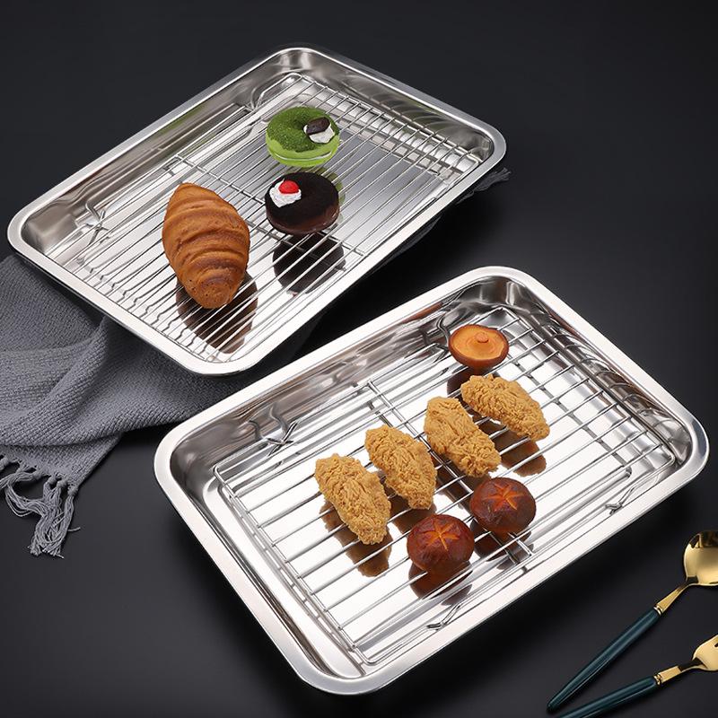 Wasserfilter und Kühlgestell aus Edelstahl mit Füßen für BBQ und Backen