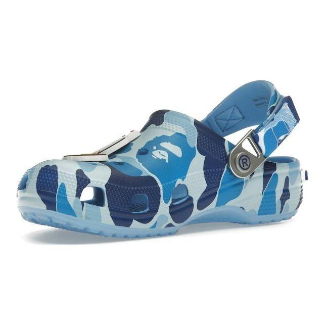 BAPE x Crocs Classic Clog ABC Camo - Bleu Baskets Unisexe 209627-4TB