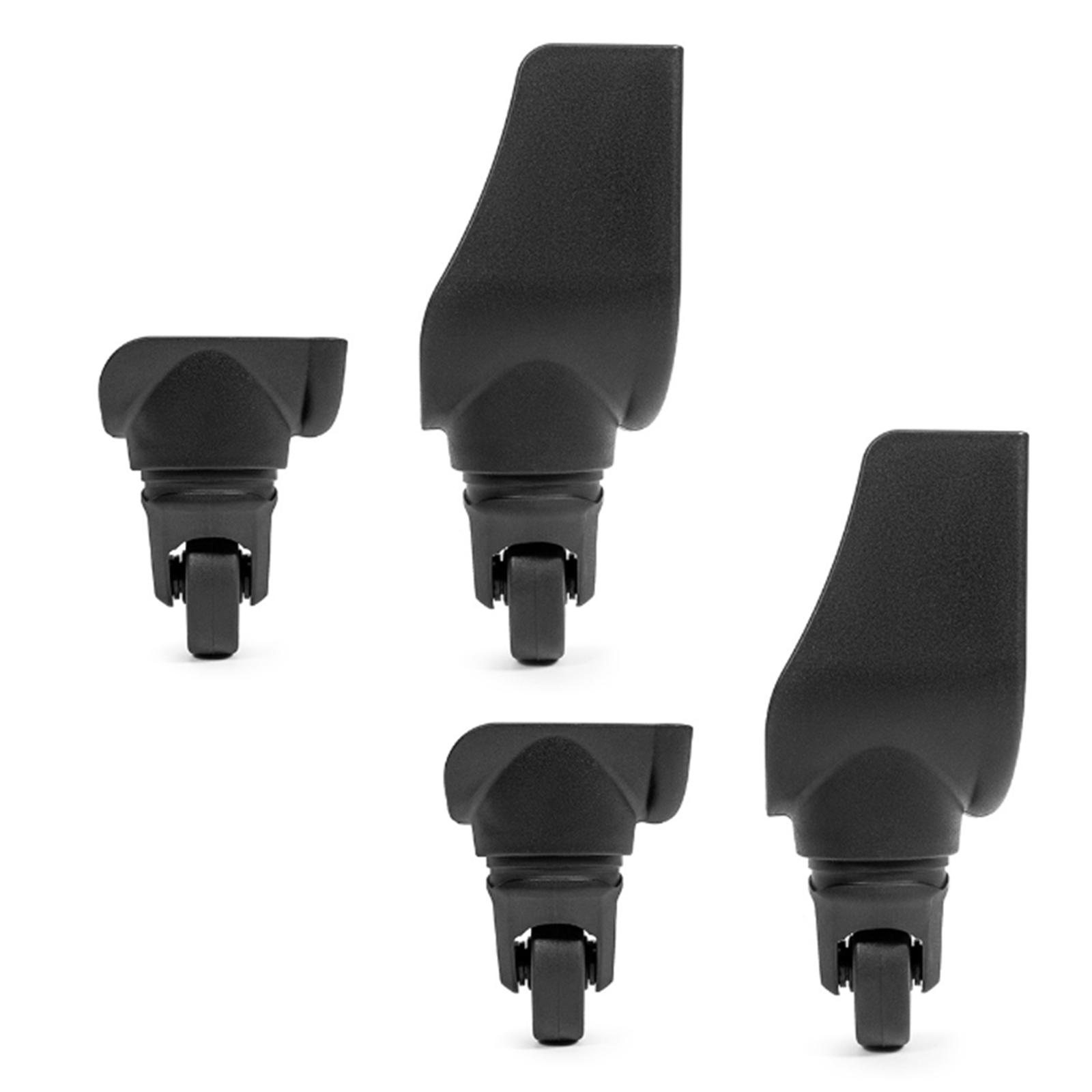 

4 шт. сменные колеса для дорожного чемодана, практичные пластиковые поворотные ролики для багажа, аксессуары для ремонта, обеспечивающие легкую мобильность