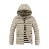 Men's Casual Cotton Jacket Hooded Solid Color Winter Daily