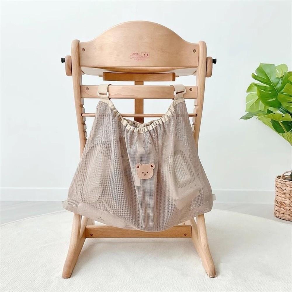 Multifunction Baby Pram Hanging Bag Cartoon Animals Mesh Mommy Bag  Bottle