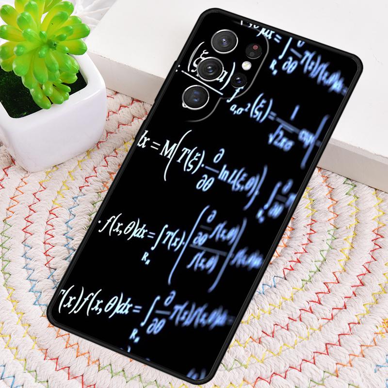 Funny Math Formulas Equations Phone Case for Samsung Galaxy note 10 pro S26 Ultra S23 S24 FE S25 S21 S22 PLUS shockproof Cove