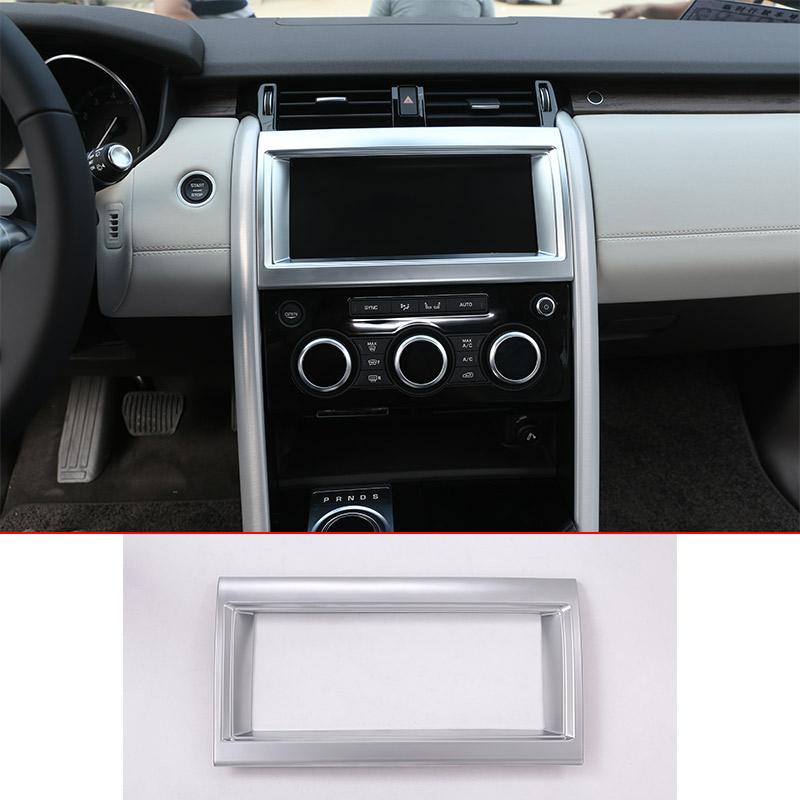 For Land Rover Discovery 5 LR5 L462 2017- ABS Car Interior Center Control Navigation Decorative Frame Car Accessories