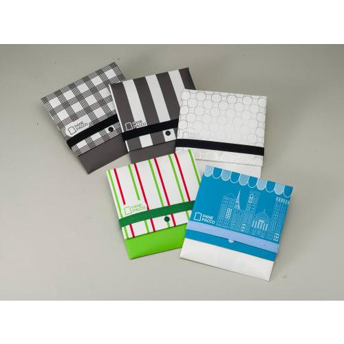 Hosho Pane Pacco Sandwich Case, Striped/Nero, PP-308-STB