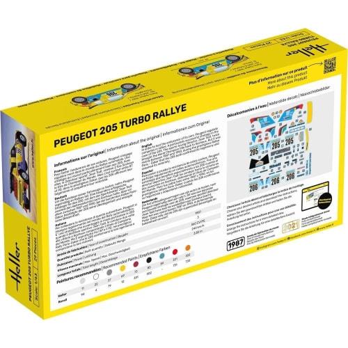 Platz Heller 1/43 Scale Peugeot 205 Turbo Rally Plastic Model Kit HE80189 (Car)