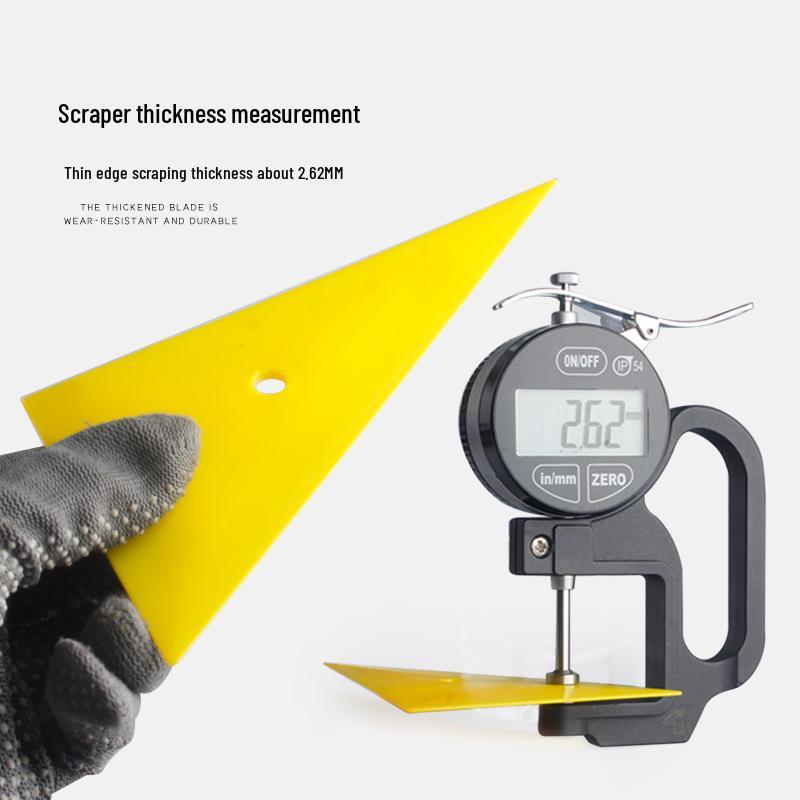 Cross-Border Car Wrapping Tools: Soft Triangle Squeegee for Color Change Film Edge Trimming.