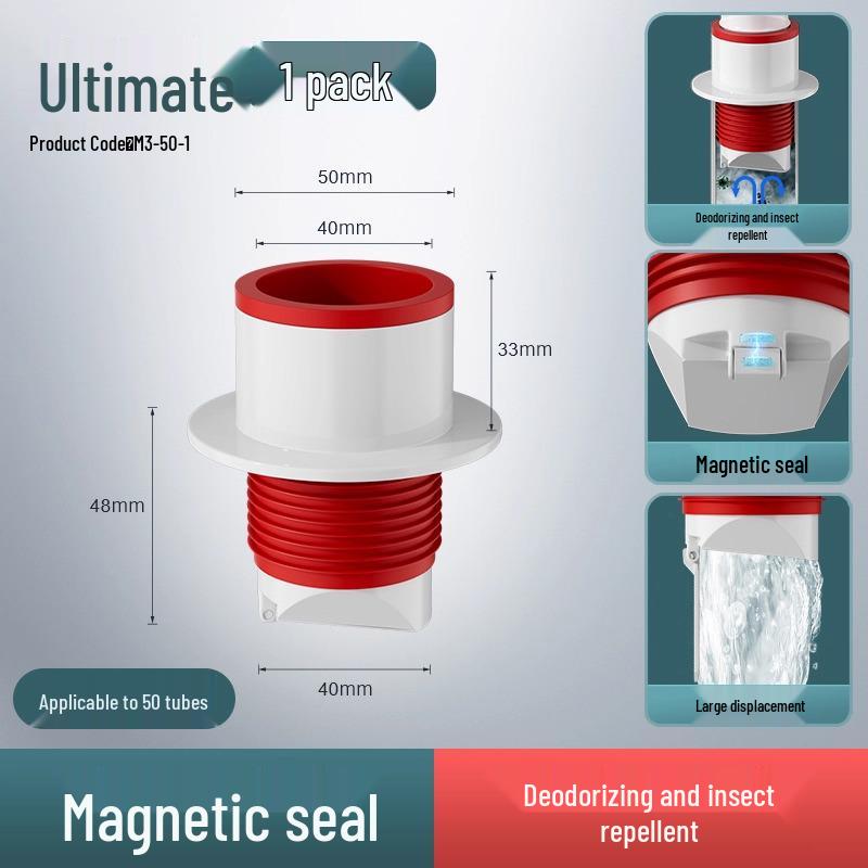 

Newcomer 0.5: Odor-Proof Floor Drain & Sink Backflow Prevention Cover with Free Shipping