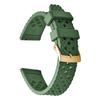 20mm/22mm Honeycomb Pattern FKM Rubber Watch Band Quick Release Spring Bars For Seiko SRP775Sweatproof Durable Replacement Strap