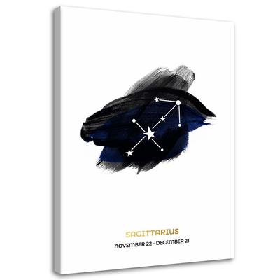 Canvas Print Star Sign Sagittarius