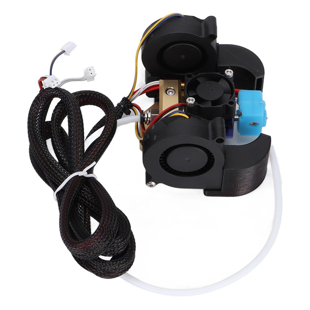 All Metal V6 Hotend Good Heat Dissipation Install Replace Easily Wide Compatibility 3D Printer Accessories with 3 Fans