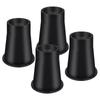 4pcs Rubber Bed Riser Round Furniture Height Increasing Pad Adjustable Bed Leg Extender Stand For Chair Sofa Desk Couch