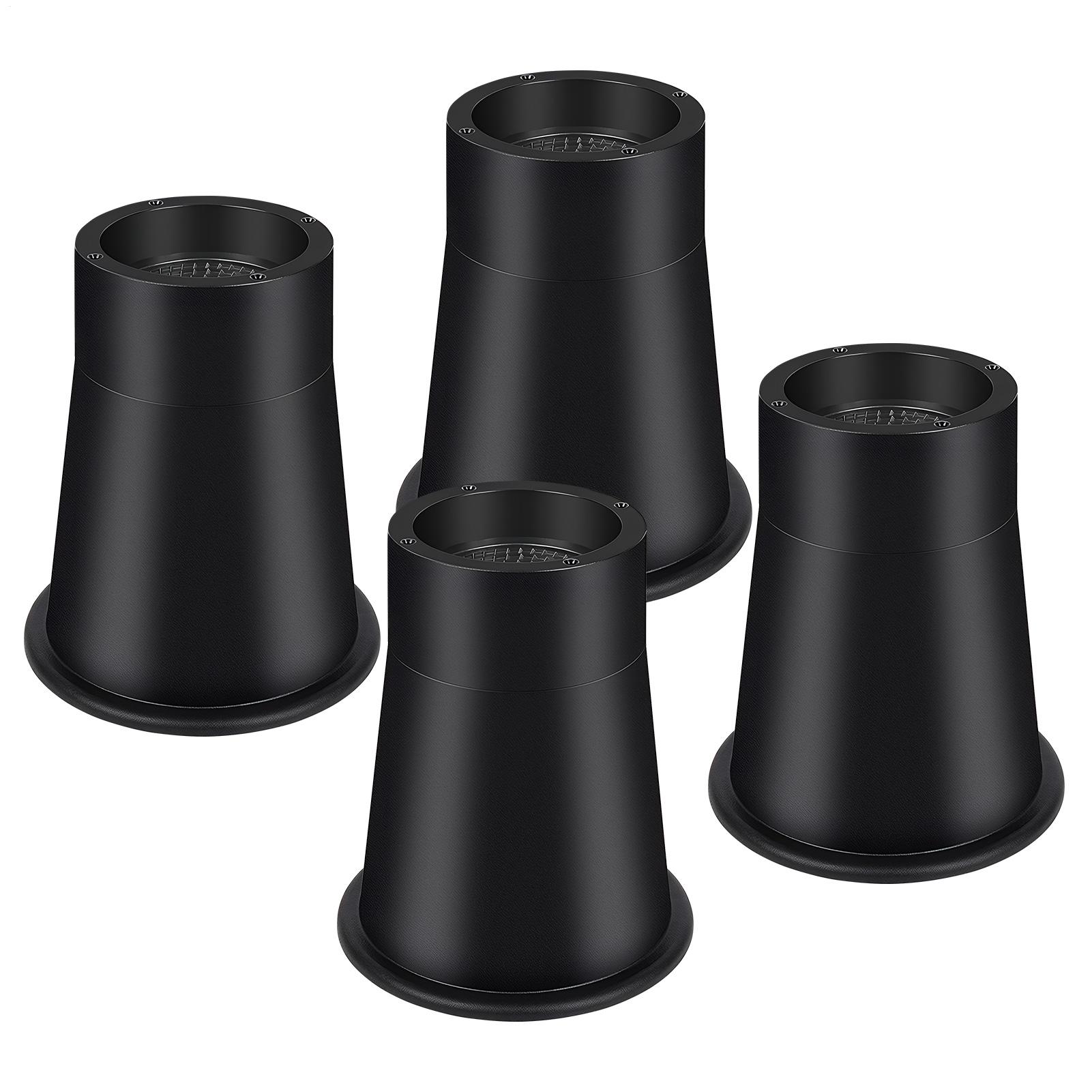

4pcs Rubber Bed Riser Round Furniture Height Increasing Pad Adjustable Bed Leg Extender Stand For Chair Sofa Desk Couch CN