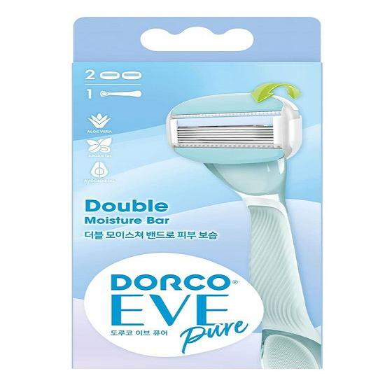 Dorco Eve Pure Razor (Handle + 2 Blades)