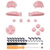 eXtremeRate ABXY with and R buttons for Switch Pro Full Button Set for Switch Pro Controller Puffy Pink D-pad ZR, ZL, L, Controller, -