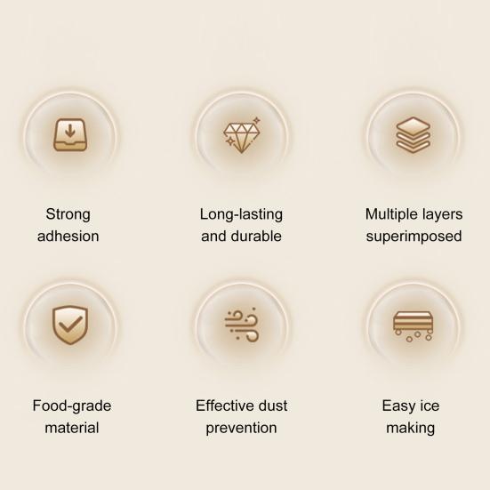Ice Cube Mold with Lids And Container Press-to-release Ice Tray Double Layer