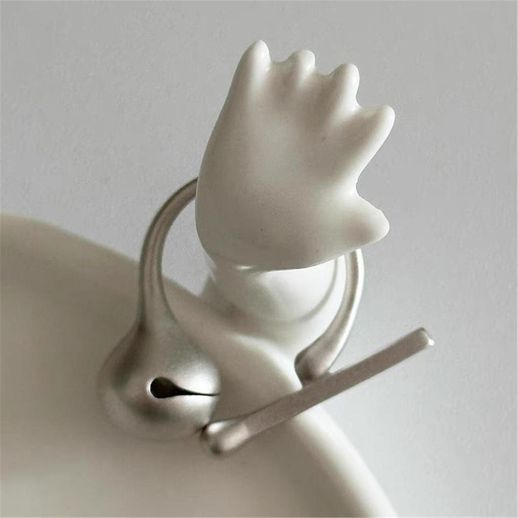 Stylish Muyu Sturdy Alloy Rings Versatile and Adjustable Jewelry Accessory Portable for Women Everyday Casual Wear