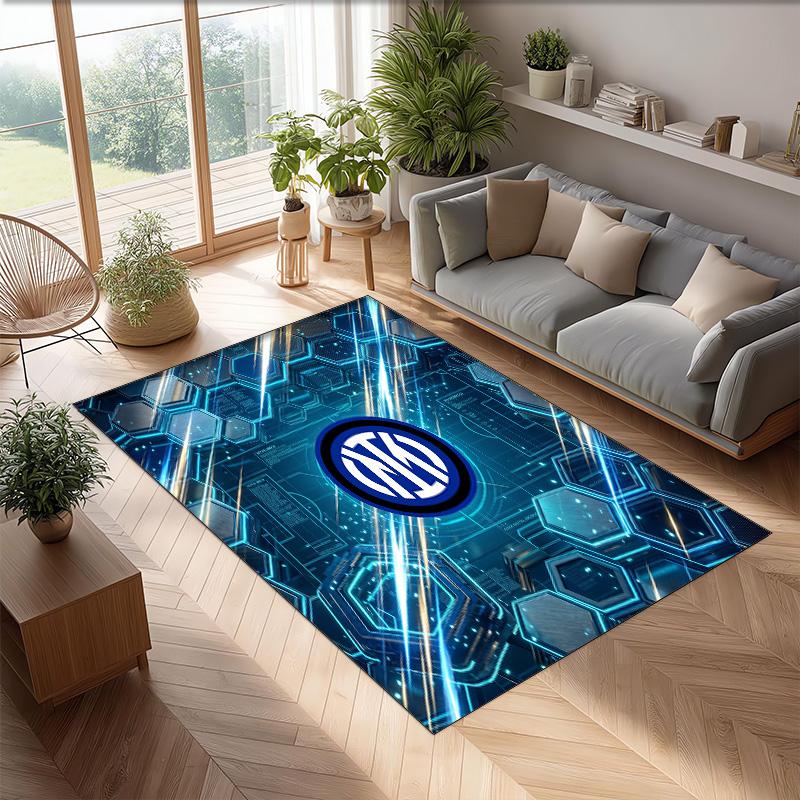 Borussia Dortmund Printed Flannel Area Rug Non Slip Soft Polyester Floor Carpet Indoor Decor Mat for Bedroom Living Room Sofa