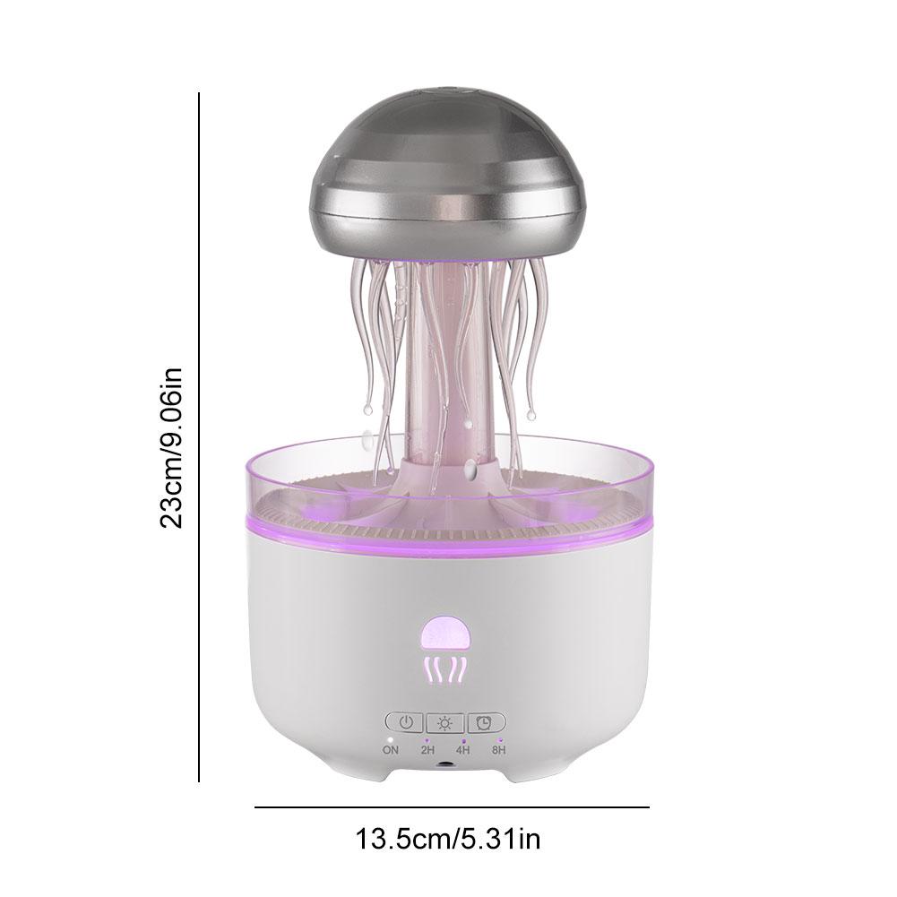 Nawilżacz Powietrza w Kształcie Meduzy Dyfuzor Olejków Eterycznych z 7 Kolorowymi Światłami Dyfuzor Aromatu Dyfuzor Powietrza Nawilżacz do Sypialni Domowe Biuro