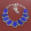 Lapis Lazuli Halsband 925 Sterling Silver Justerbar Kedja Unik Vintage Design Halsband Handgjort Ädelstenssmycke Gåva Till Vän
