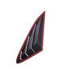 For For KIA Optima K5 - Car Rear Louver Window Side Shutter Cover Trim Sticker Vent Scoop ABS Carbon Fiber Accessories