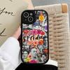 -Fashion F-Frida K-KahlosS Phone Case Hard Leather For iPhone 16 15 14 13 12 Mini 11 14 Pro Max Xs X Xr 7 8 Plus Fundas