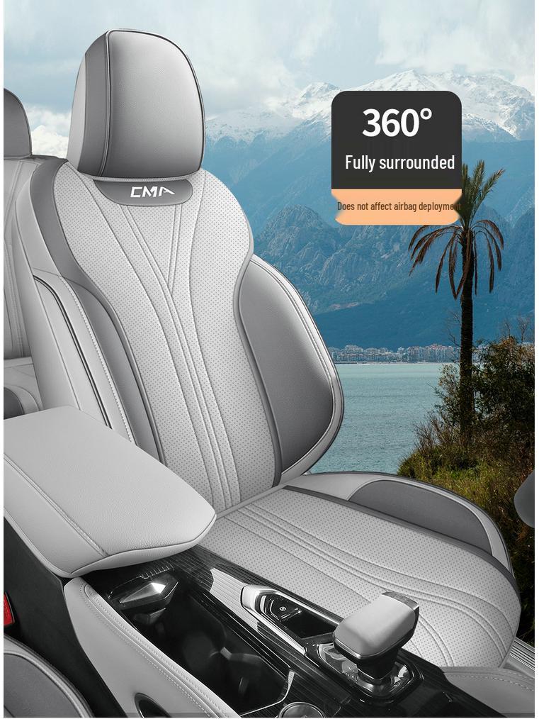 Husă de scaun auto din piele integrală pentru toate sezoanele pentru Xingyue L, model cu cinci locuri