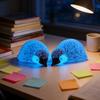 3D Printed Penguin Ornament Glow-in-the-dark Standing Lying Penguin Figurine Glowing Simulated Animal Model Home Office Decoration