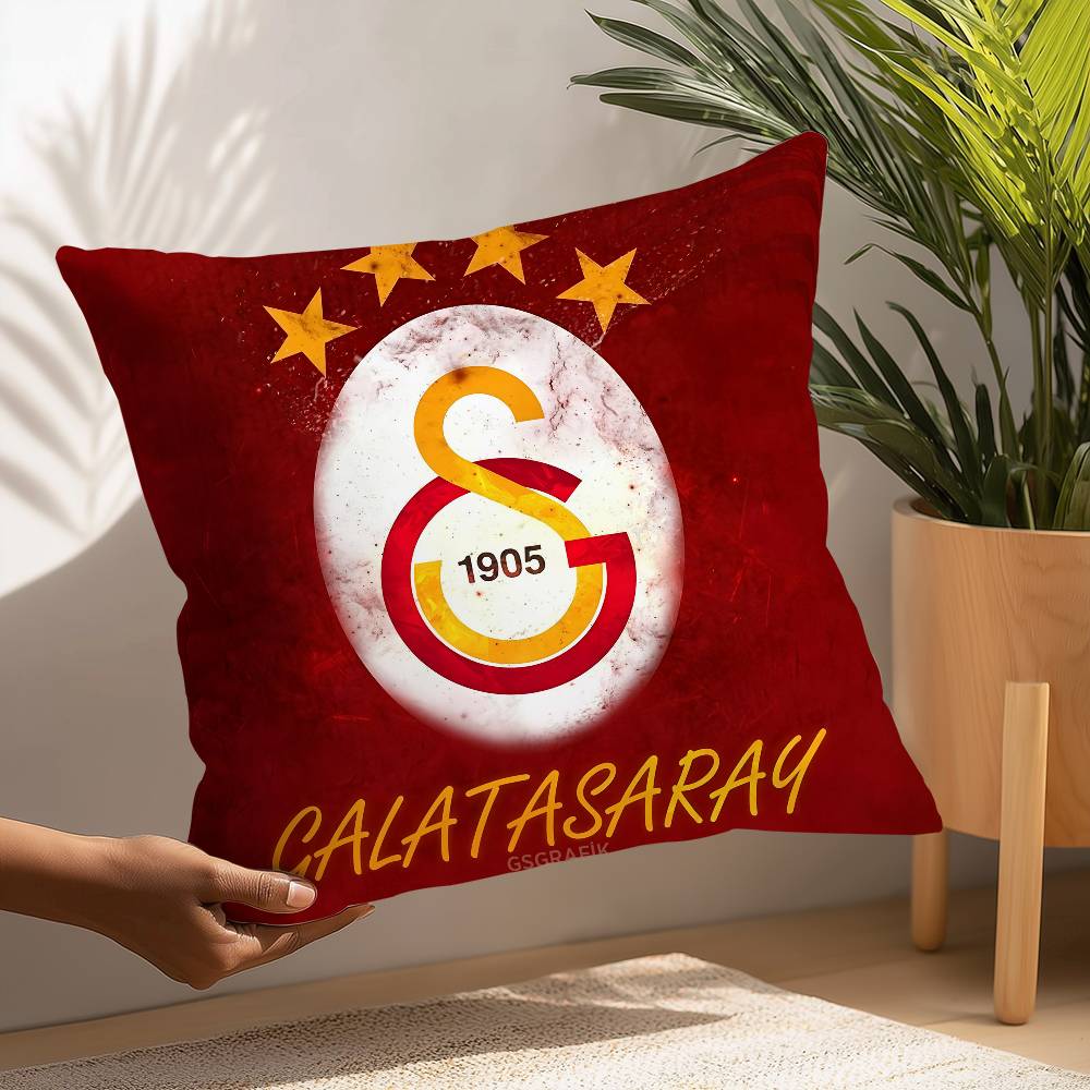 Cool G-Galatasaray 1905s Povlak na polštář Čtvercový Oboustranný potisk Pouzdro na polštář Pro pohovku Domácí dekorace ložnice Dárek