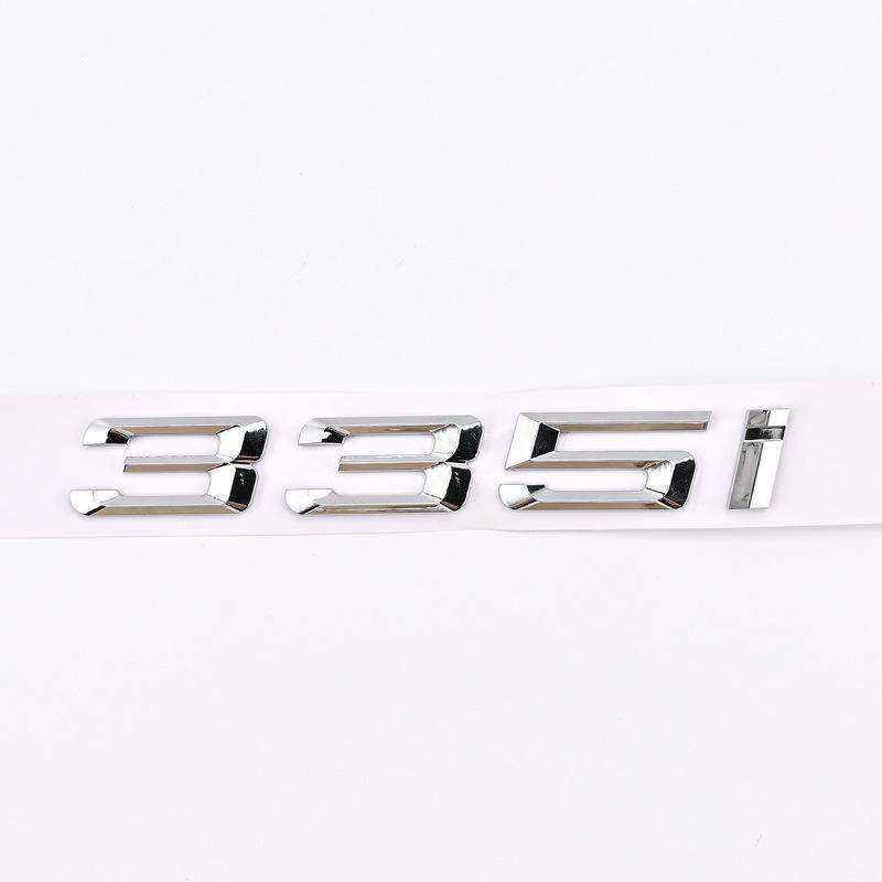 Applies to rear badges of older BMW 3 Series models: 316i, 318i, 320i, 325i, 330i.