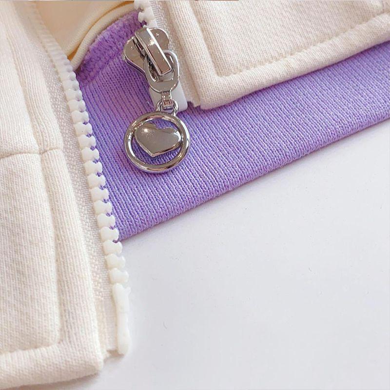 Autumn 2025 Kuromi Girls' Baseball Three-Piece Sports Set