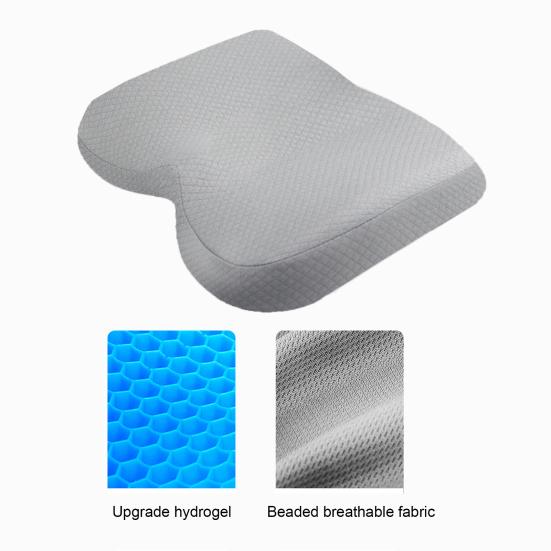 U-shaped Gel Seat Cushion Pain Relief Large Size Ergonomic Design Lumbar Support